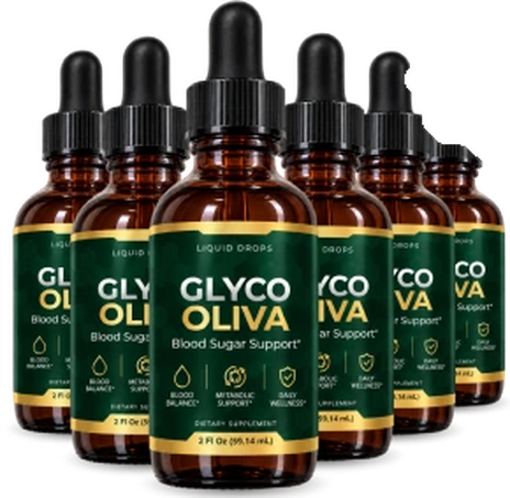 Six bottles of GlycoOliva liquid drops